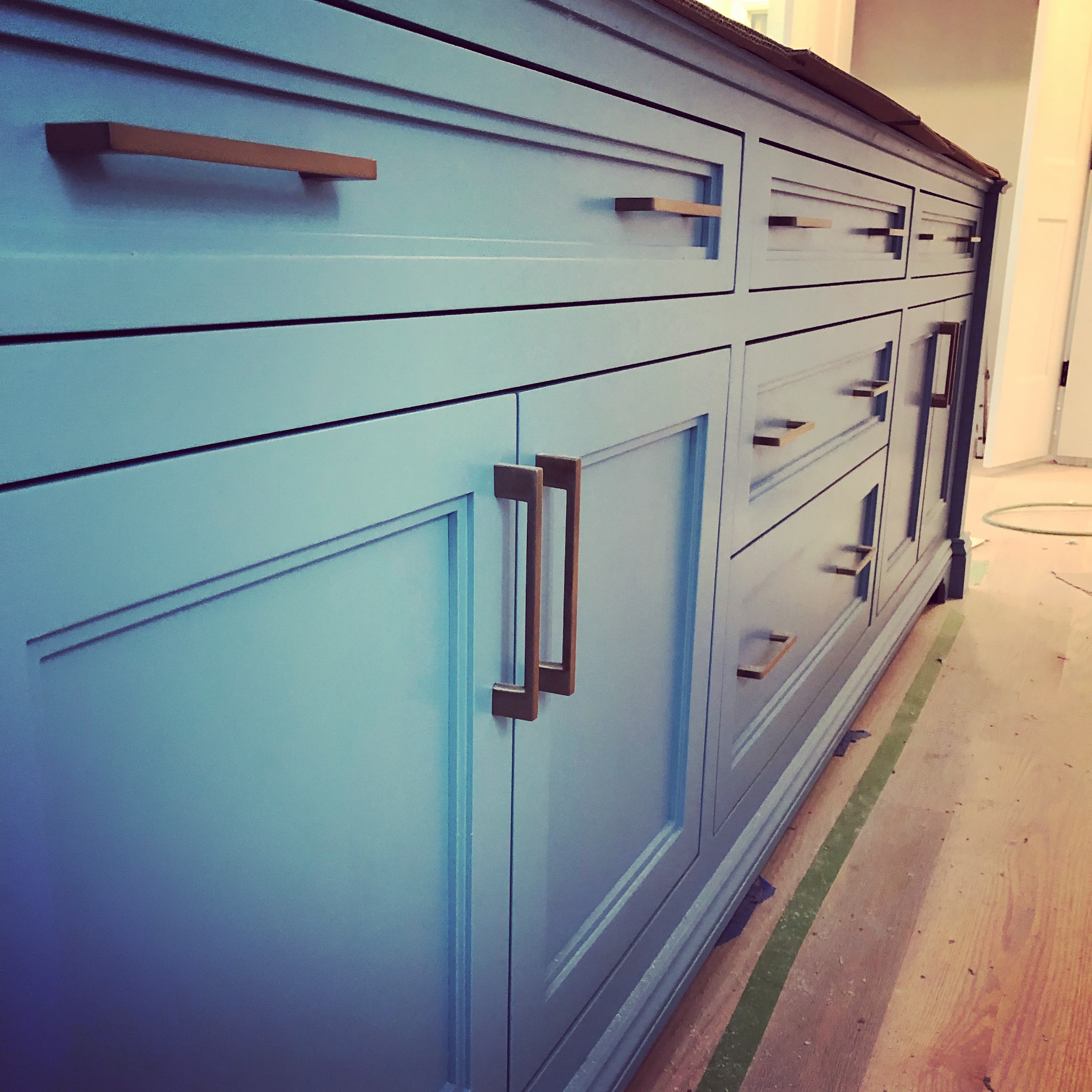 Inset cabinetry, up close